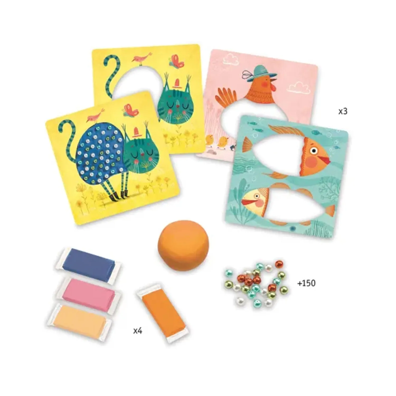 Djeco Face Masks> Le Petit Artist Collages Beadazzled
