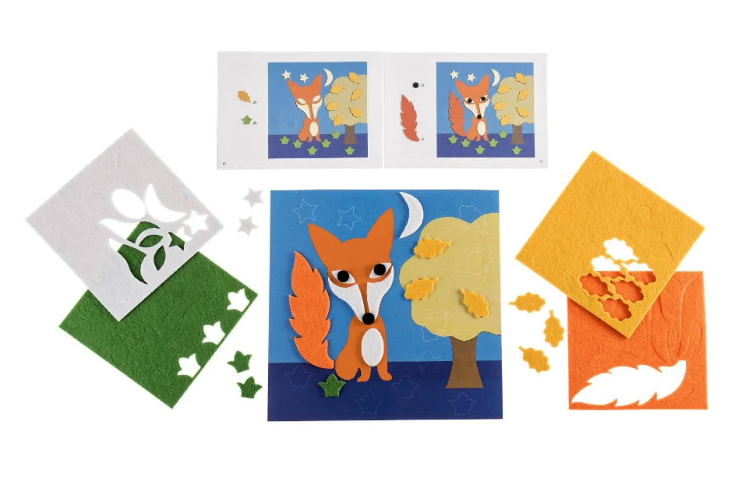 Djeco Face Masks> Le Petit Artist Collage Sweet Nature