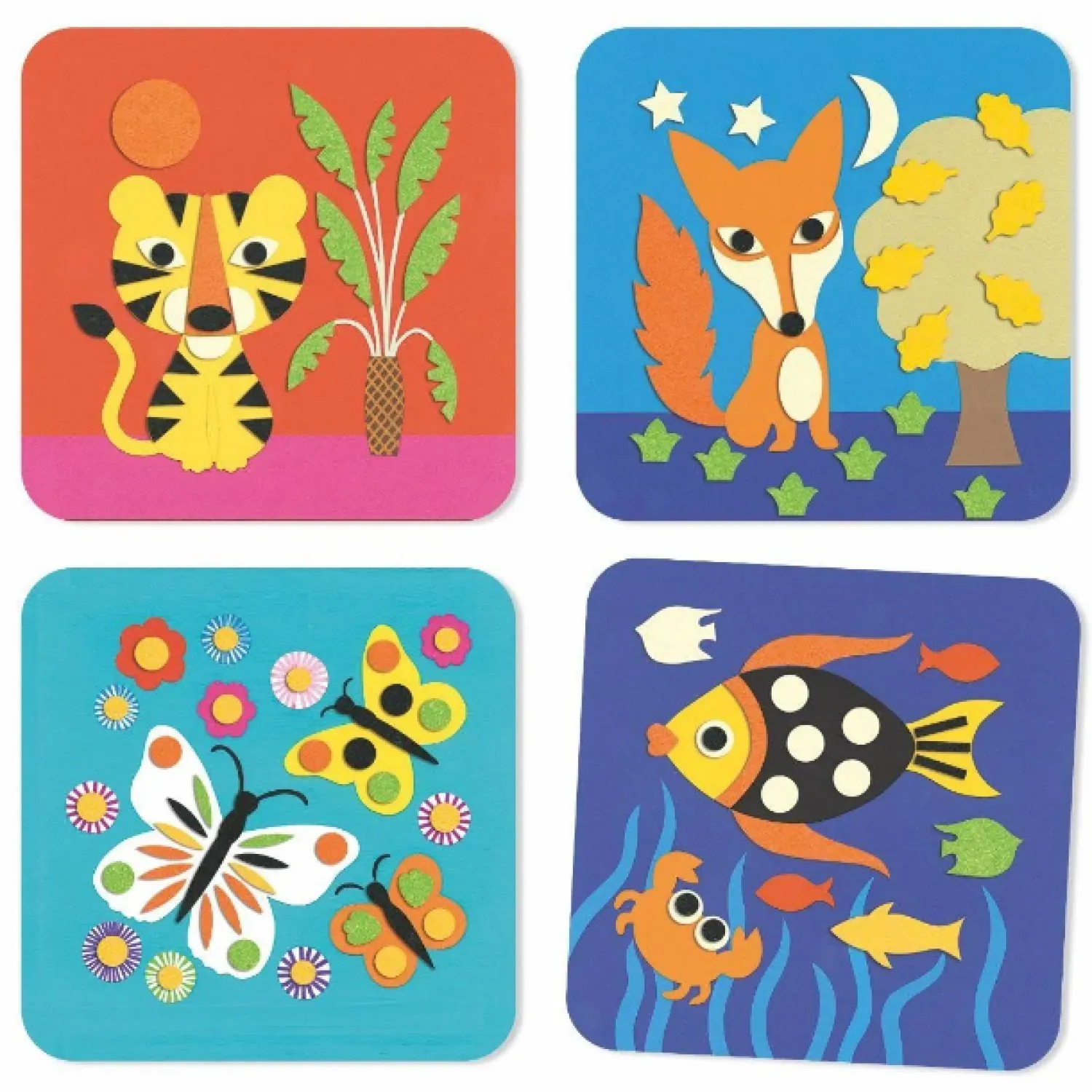 Djeco Face Masks> Le Petit Artist Collage Sweet Nature