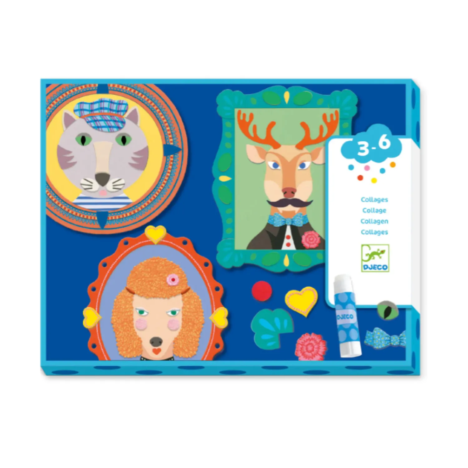 Djeco Face Masks> Le Petit Artist Family Portraits Collage Kit