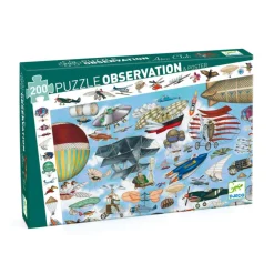Djeco Face Masks> Observation Aero Club Puzzle 200Pcs