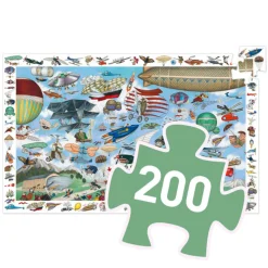 Djeco Face Masks> Observation Aero Club Puzzle 200Pcs