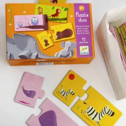 Djeco Face Masks> Puzzle Duo - Mom And Baby