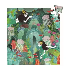 Djeco Face Masks> Silhouette Aquatic Paradise Puzzles