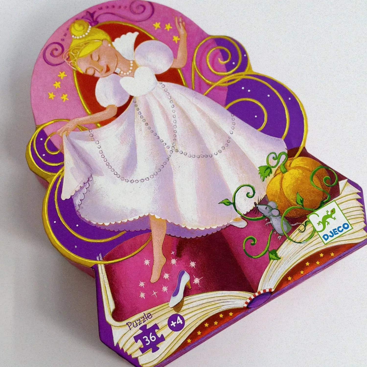 Djeco Face Masks> Silhouette Mini Puzzles Cinderella