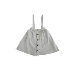 Donsje Dresses> Emma Skirt Iron Grey Cotton