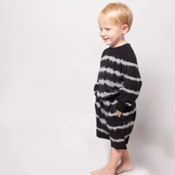 Fairwell Kids Sweatshirts> Mellow Raglan, In Onyx