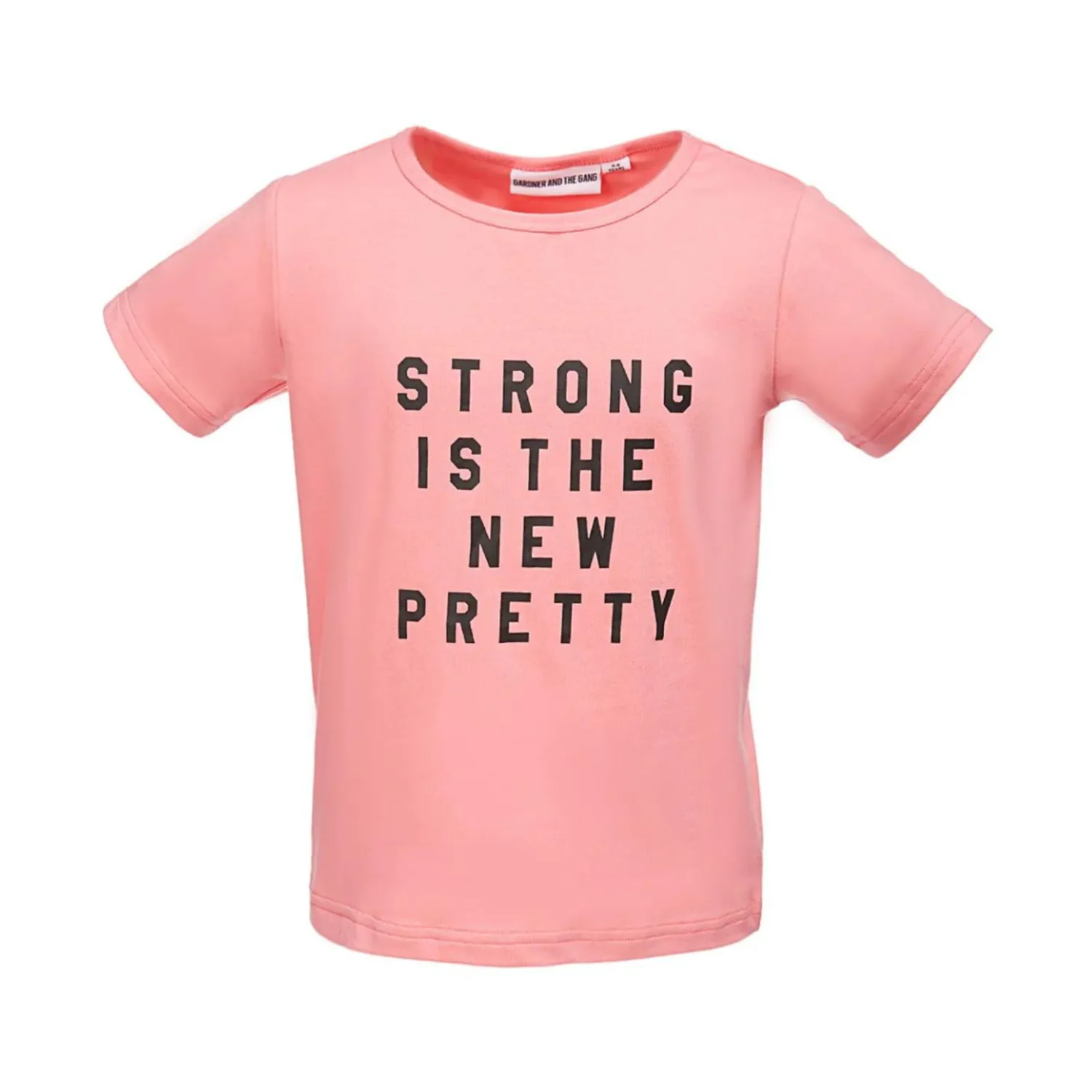 Gardner and the Gang Face Masks> Strong Is The New Pretty Tee Pink
