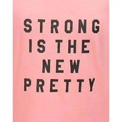 Gardner and the Gang Face Masks> Strong Is The New Pretty Tee Pink