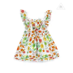 Lil Lemons By For Love And Lemons Overalls & Jumpsuits>Lil Lemons Clementine Toddler Dress Lime
