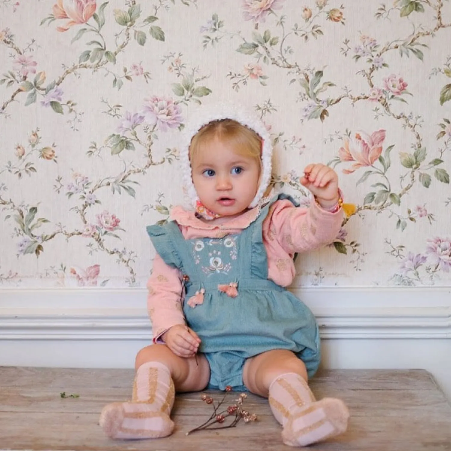 Louise Misha Rompers> Baby Rompers Ritaka Almond * Final Sale