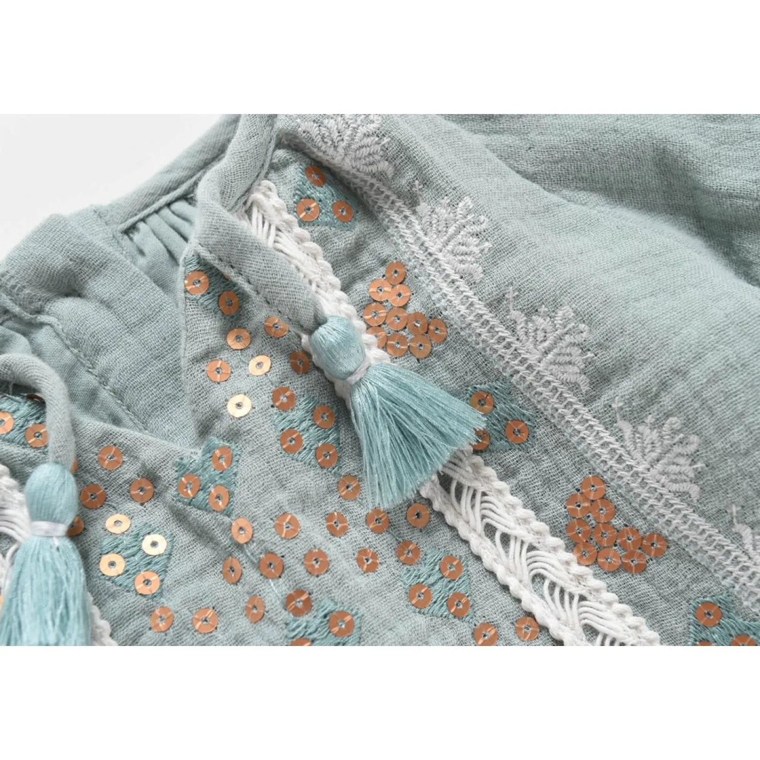 Louise Misha Skirts> Blouse Sokiov Silver Cloud