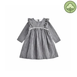 Louise Misha Overalls & Jumpsuits> Dress Alaka Black Vichy