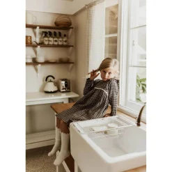 Louise Misha Overalls & Jumpsuits> Dress Alaka Black Vichy