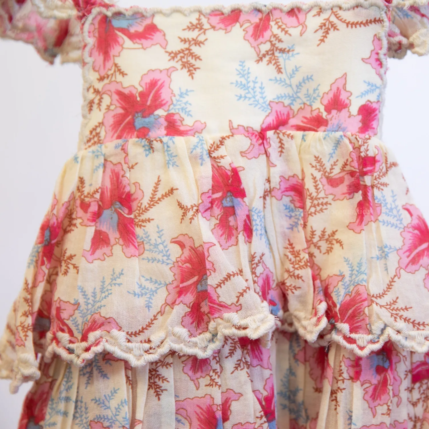 Louise Misha Rompers> Salome Romper Raspberry Flowers