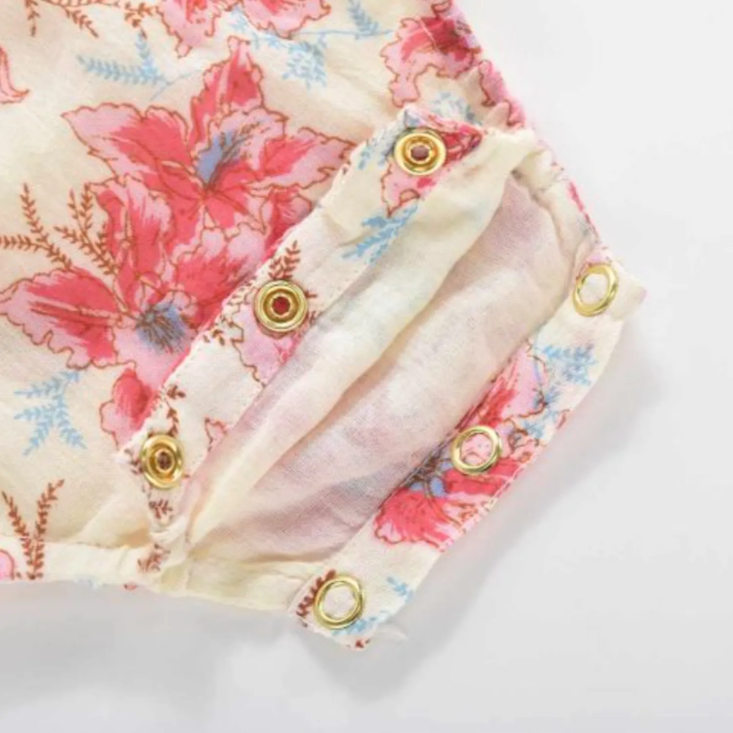 Louise Misha Rompers> Salome Romper Raspberry Flowers