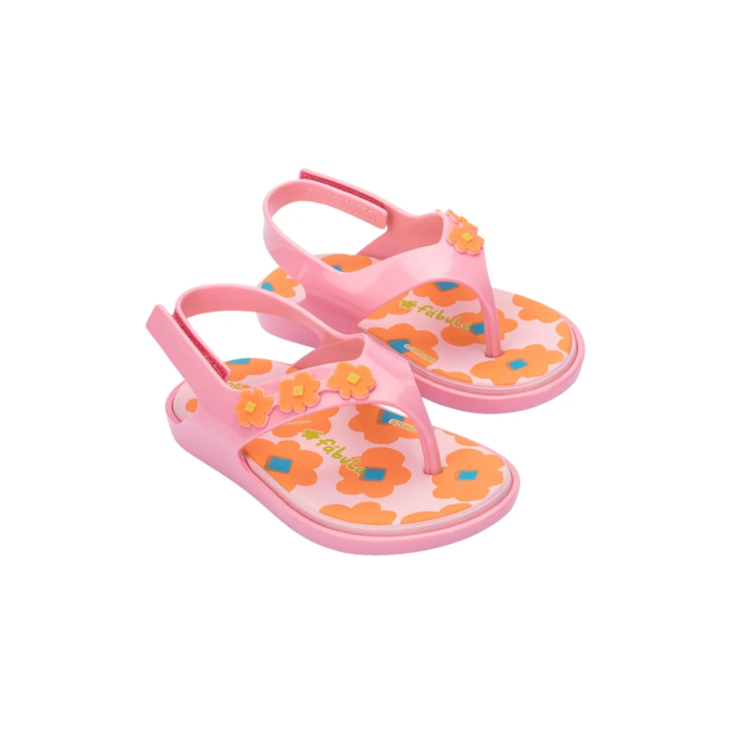 Mini Melissa Shoes> Sunny Fabula Bb Pink Sandal