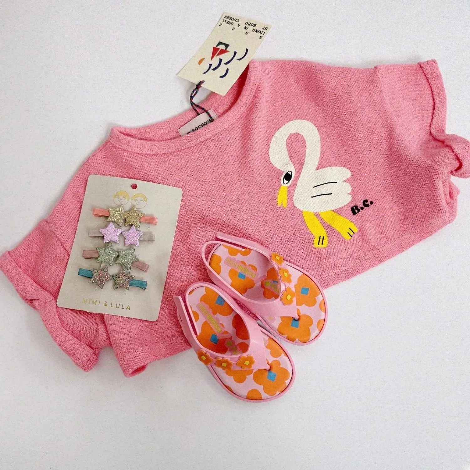 Mini Melissa Shoes> Sunny Fabula Bb Pink Sandal