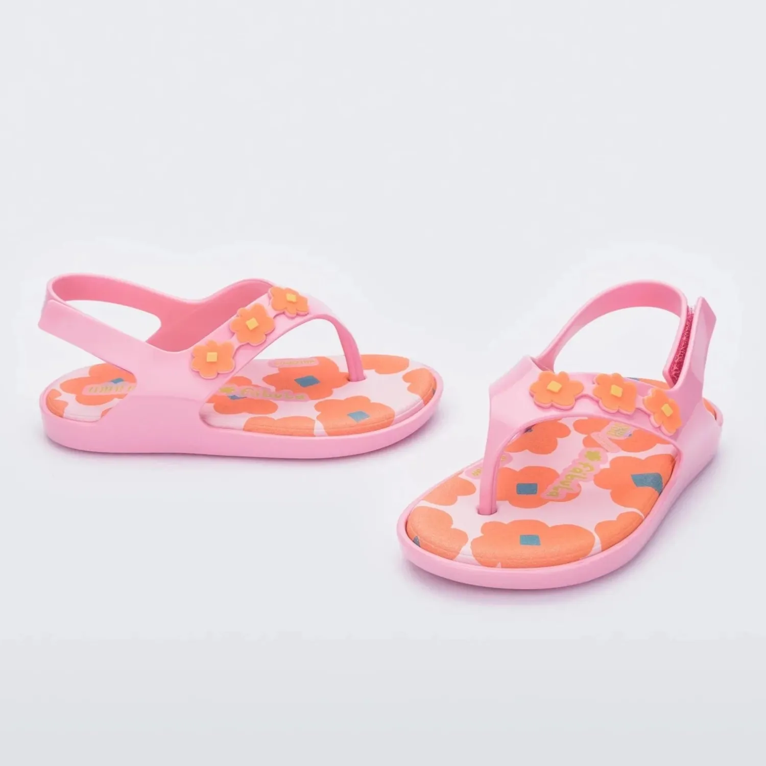 Mini Melissa Shoes> Sunny Fabula Bb Pink Sandal