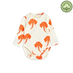 Mini Rodini Onesies> Baby Elephants Body
