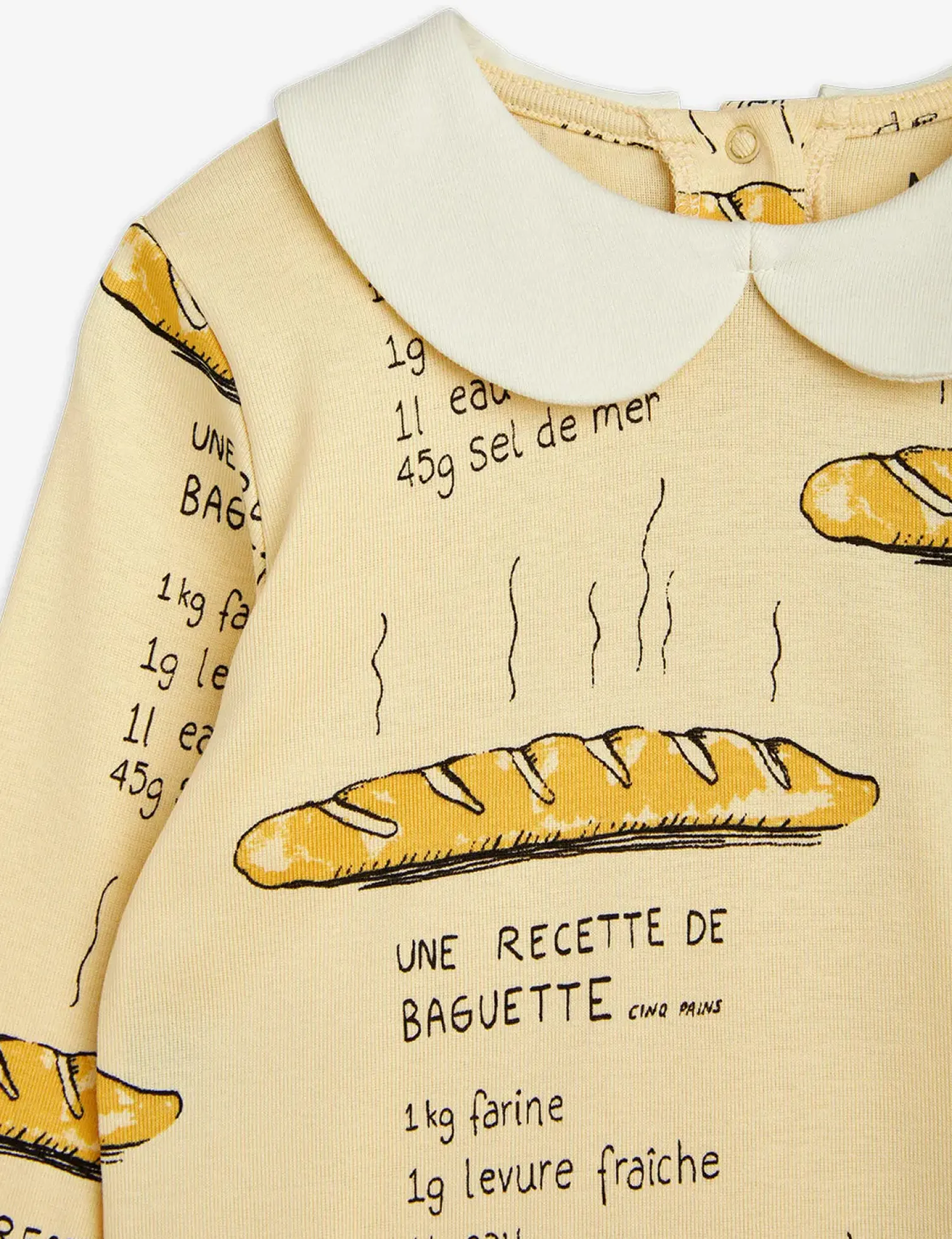 Mini Rodini Blouses> Baguette Aop Ls Collar Tee