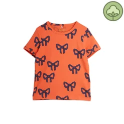 Mini Rodini T Shirts> Bow Aop Short Sleeve Tee