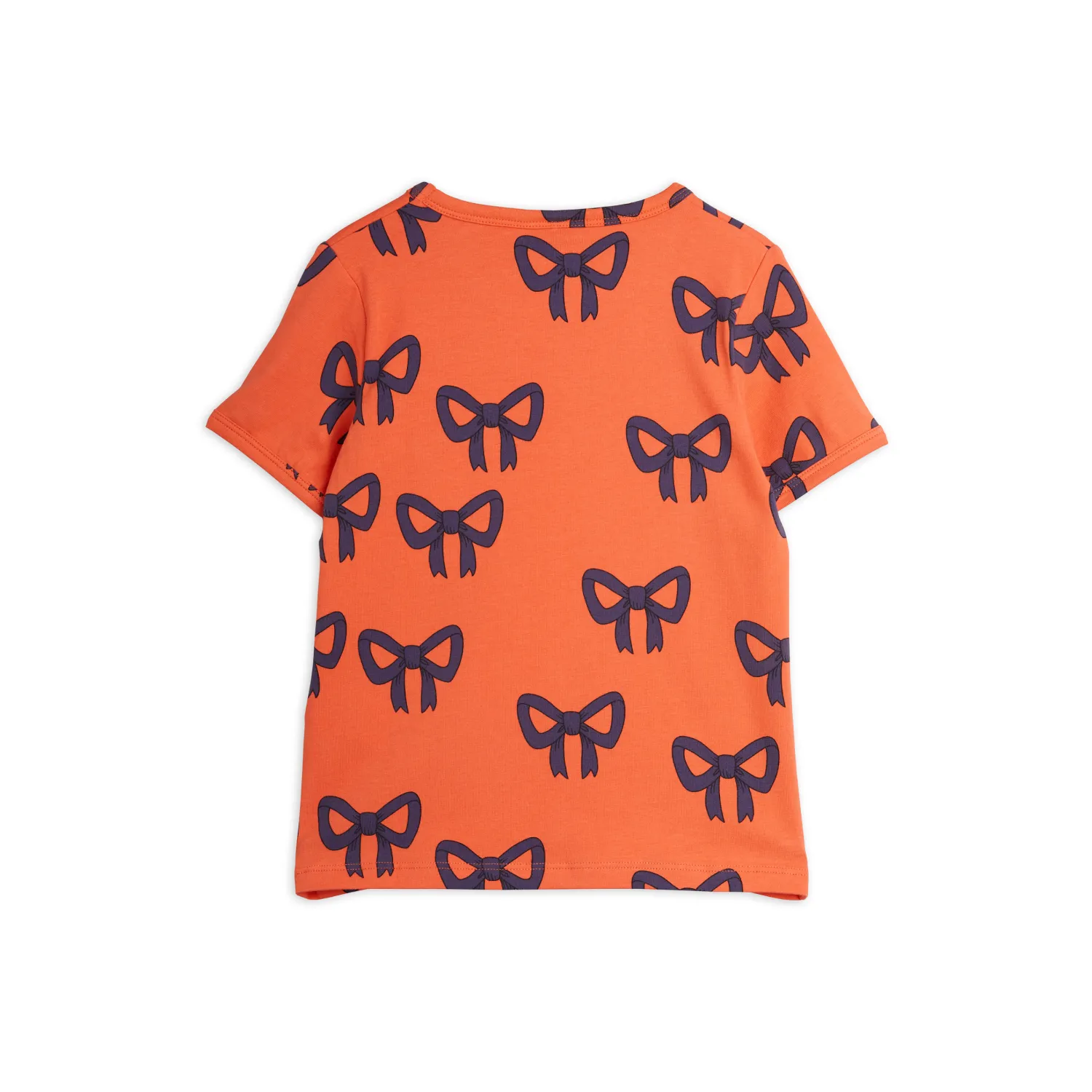 Mini Rodini T Shirts> Bow Aop Short Sleeve Tee