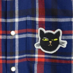 Mini Rodini Shirts> Check Woven Flannel Shirt