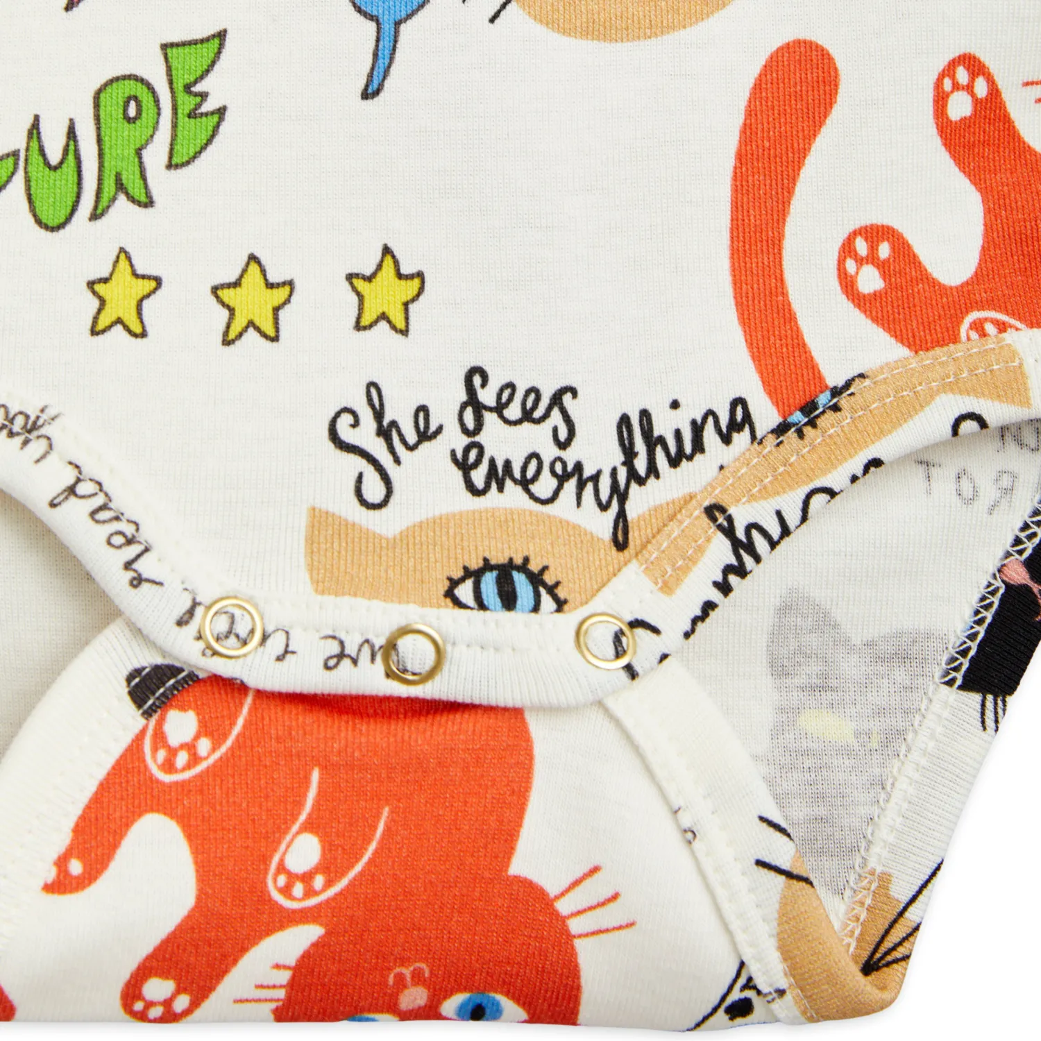 Mini Rodini Onesies> Clairvoyant Cats Body