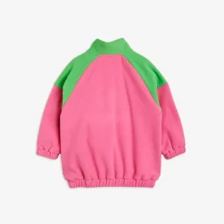 Mini Rodini Face Masks> Fleecce Panel Zip Pullover