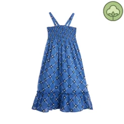 Mini Rodini Overalls & Jumpsuits> Flower Check Woven Smock Dress