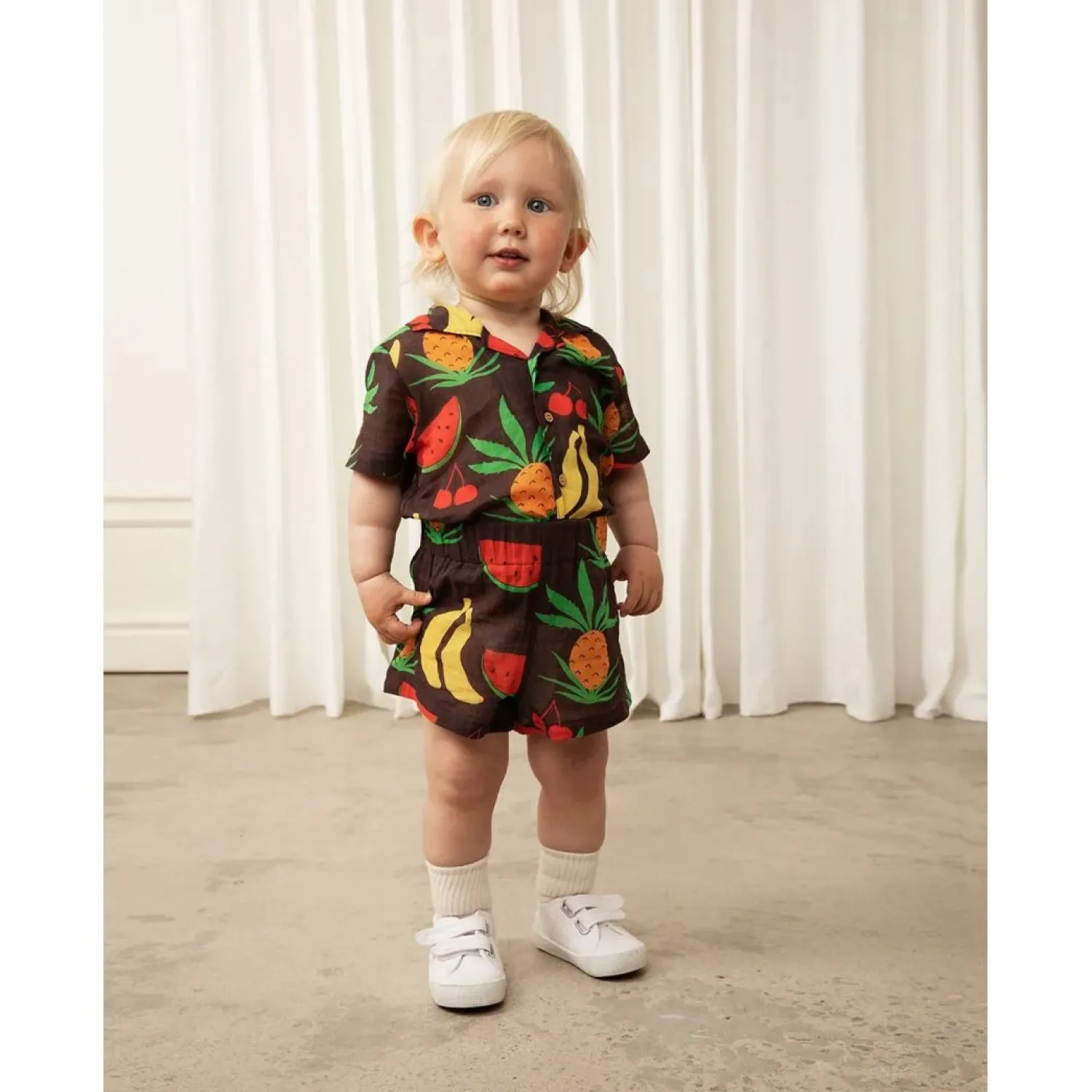 Mini Rodini Shorts> Fruits Woven Shorts