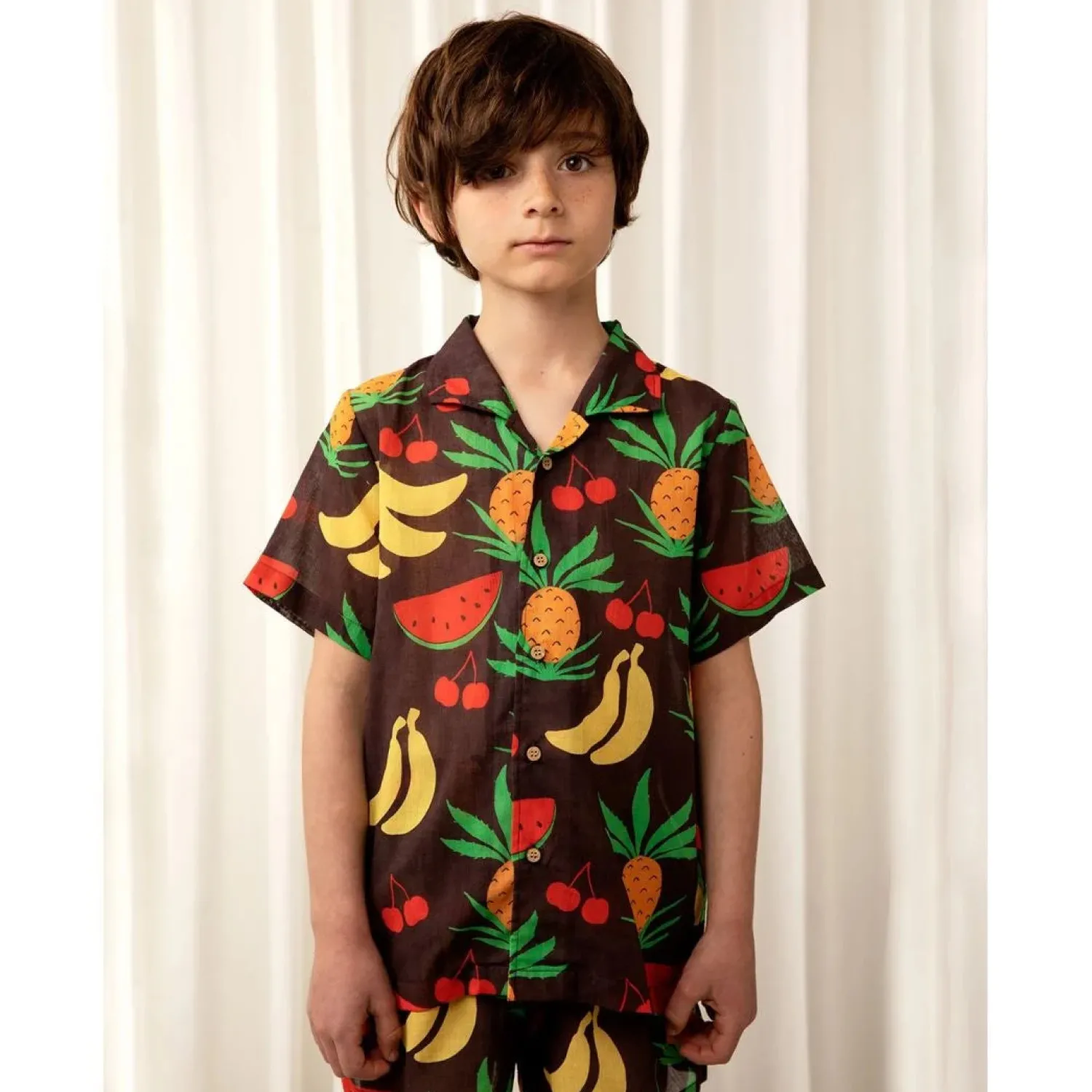 Mini Rodini Shirts> Fruits Woven Shirt