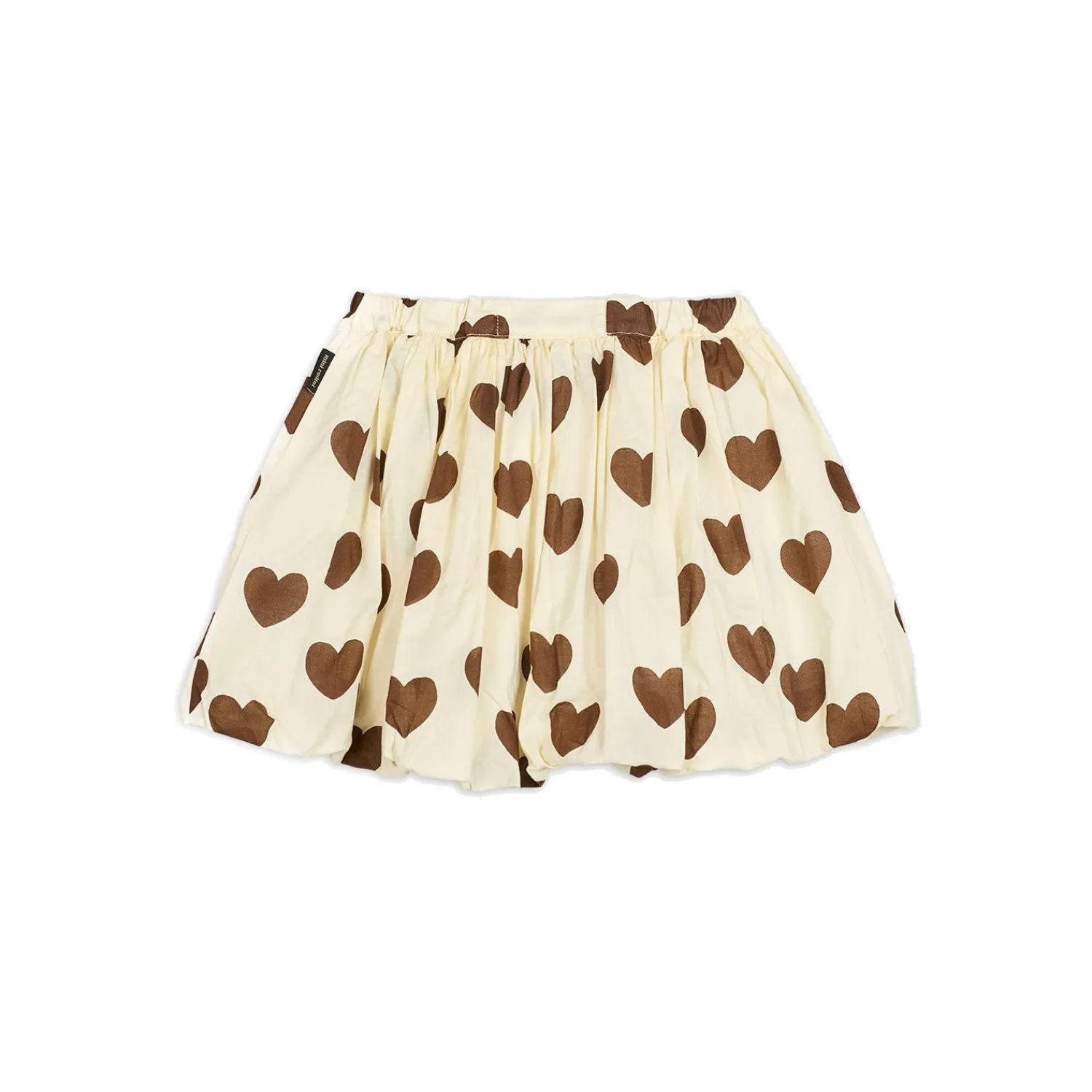 Mini Rodini Dresses> Hearts Ballon Skirt Offwhite