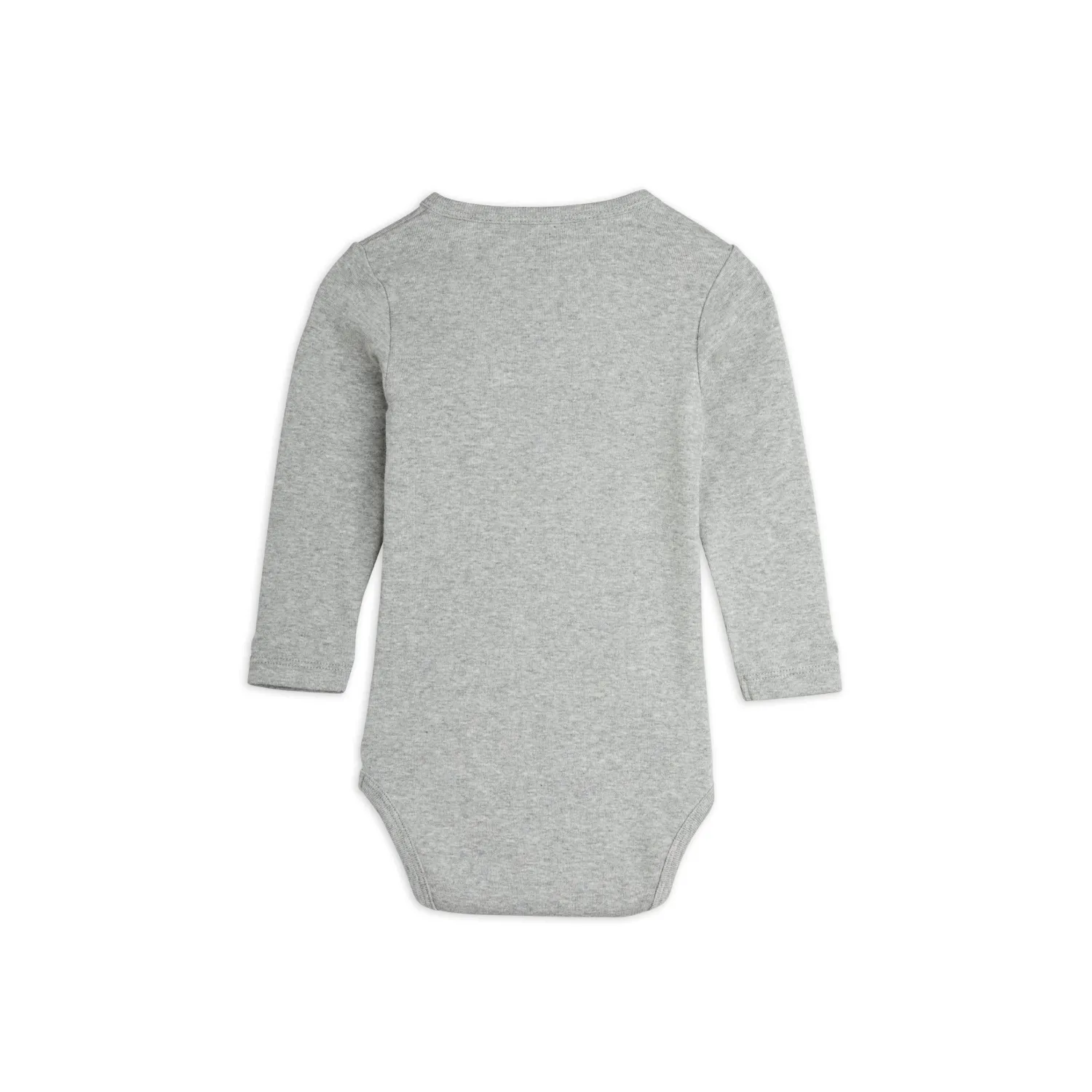 Mini Rodini Onesies> Horses Patch Long Sleeve Bodysuit