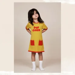 Mini Rodini Overalls & Jumpsuits> Knitted Pop Corn Dress * Final Sale