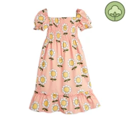Mini Rodini Overalls & Jumpsuits> Mr Flower Woven Short Sleeve Dress