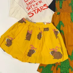 Mini Rodini Dresses> Posh Guinea Pig Baloon Shirt Yellow