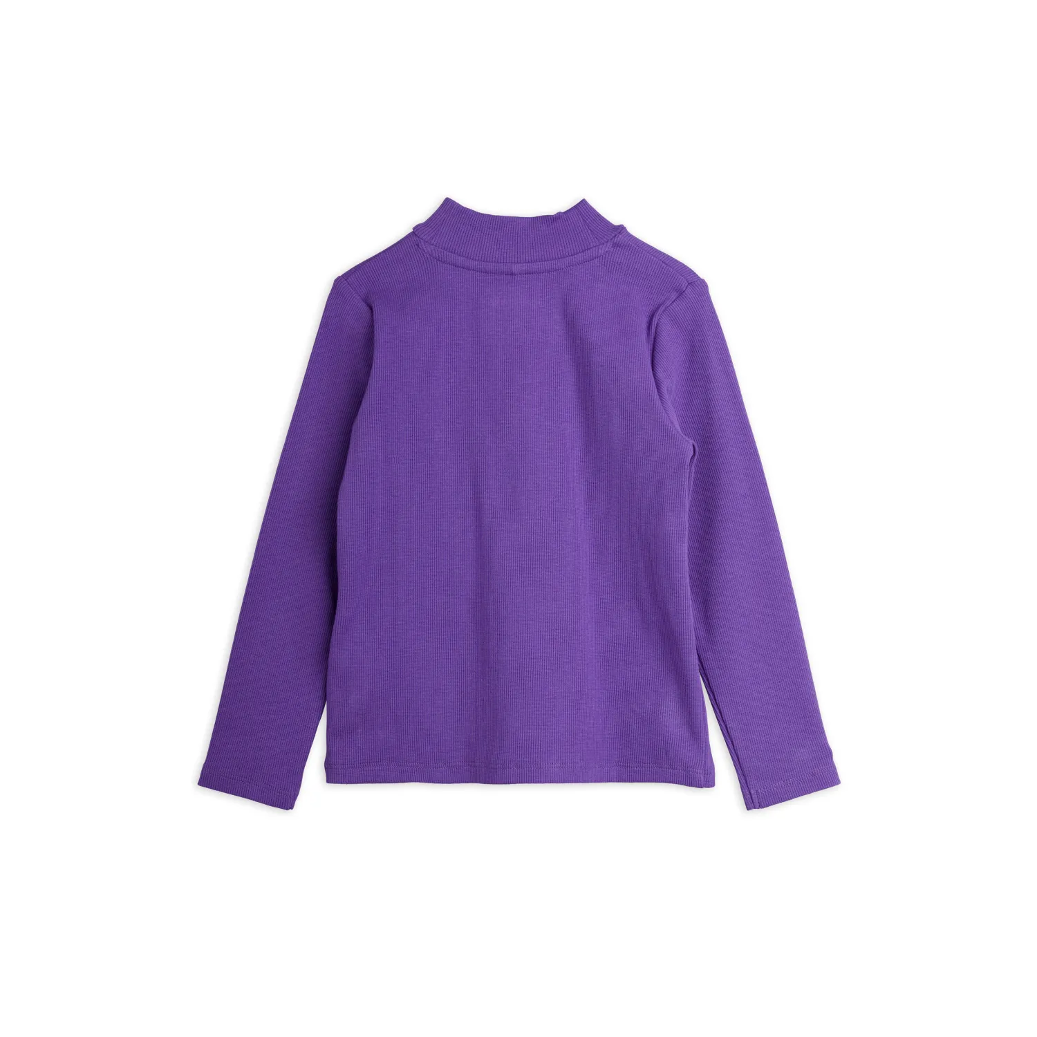 Mini Rodini Long Sleeve T Shirts> Rib Long Sleeve Zip Tee
