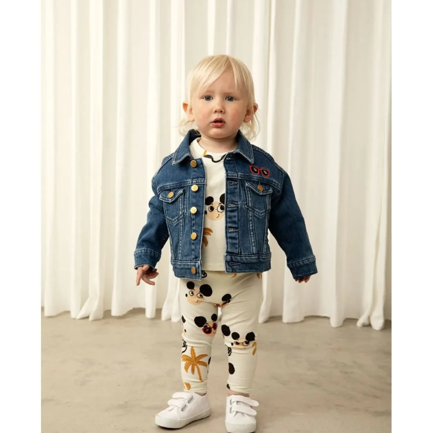 Mini Rodini Jackets> Ritzratz Embroidered Denim Jacket