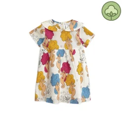 Mini Rodini Overalls & Jumpsuits> Seahorse Sailor Dress Offwhite * Final Sale