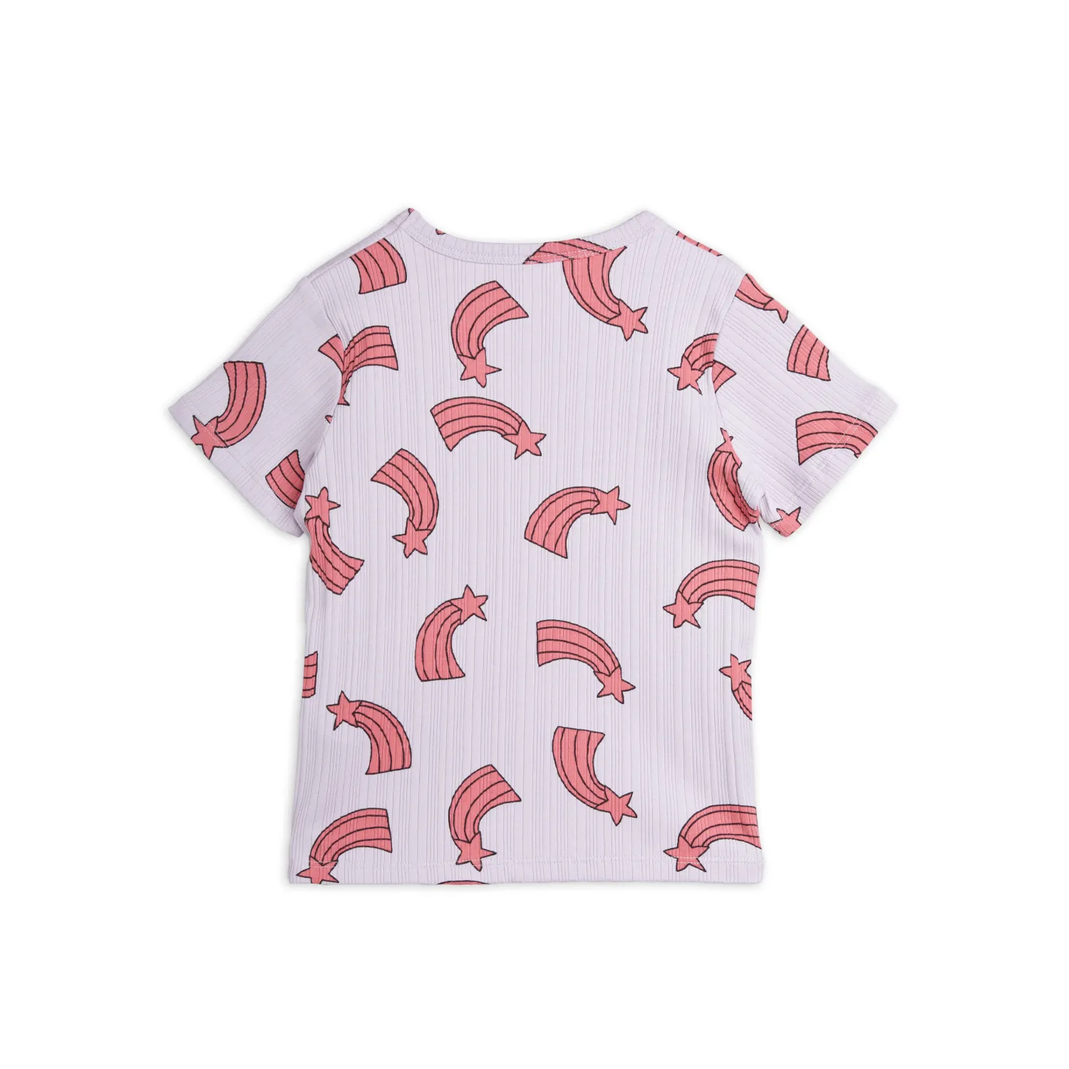 Mini Rodini Long Sleeve T Shirts> Shooting Star Ribbed T-Shirt