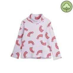 Mini Rodini Blouses> Shooting Star Ribbed Turtleneck