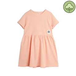 Mini Rodini Overalls & Jumpsuits> Solid Rib Short Sleeve Dress
