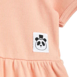 Mini Rodini Overalls & Jumpsuits> Solid Rib Short Sleeve Dress