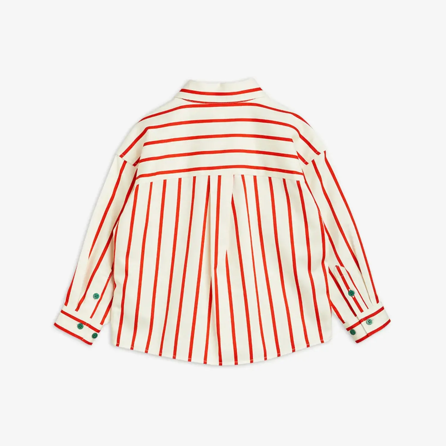 Mini Rodini Shirts> Stripe Twill Shirt