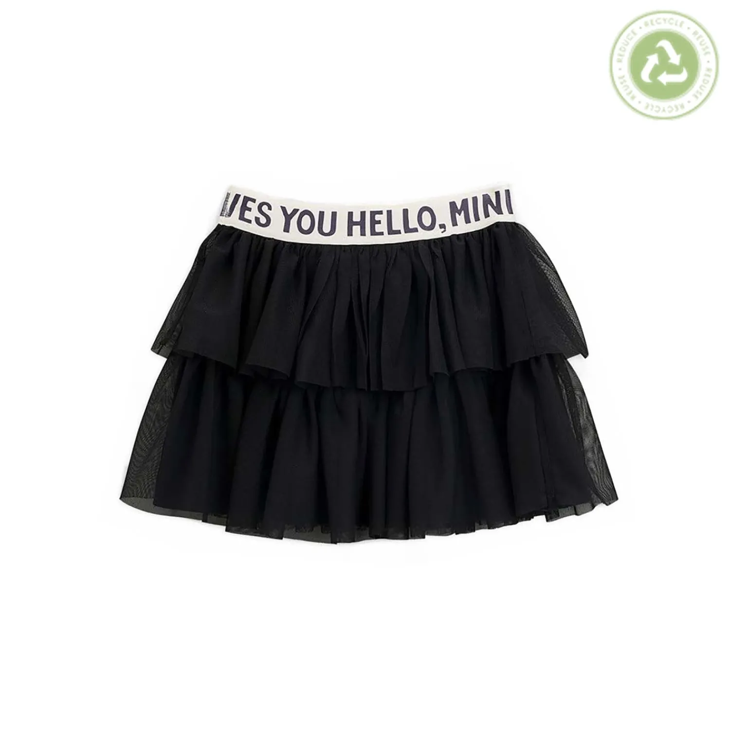 Mini Rodini Dresses> Tulle Kids Skirt Black
