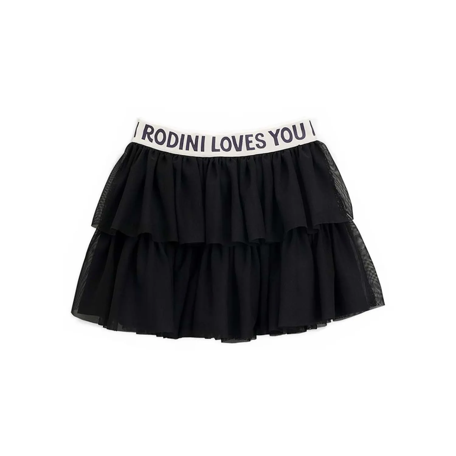 Mini Rodini Dresses> Tulle Kids Skirt Black