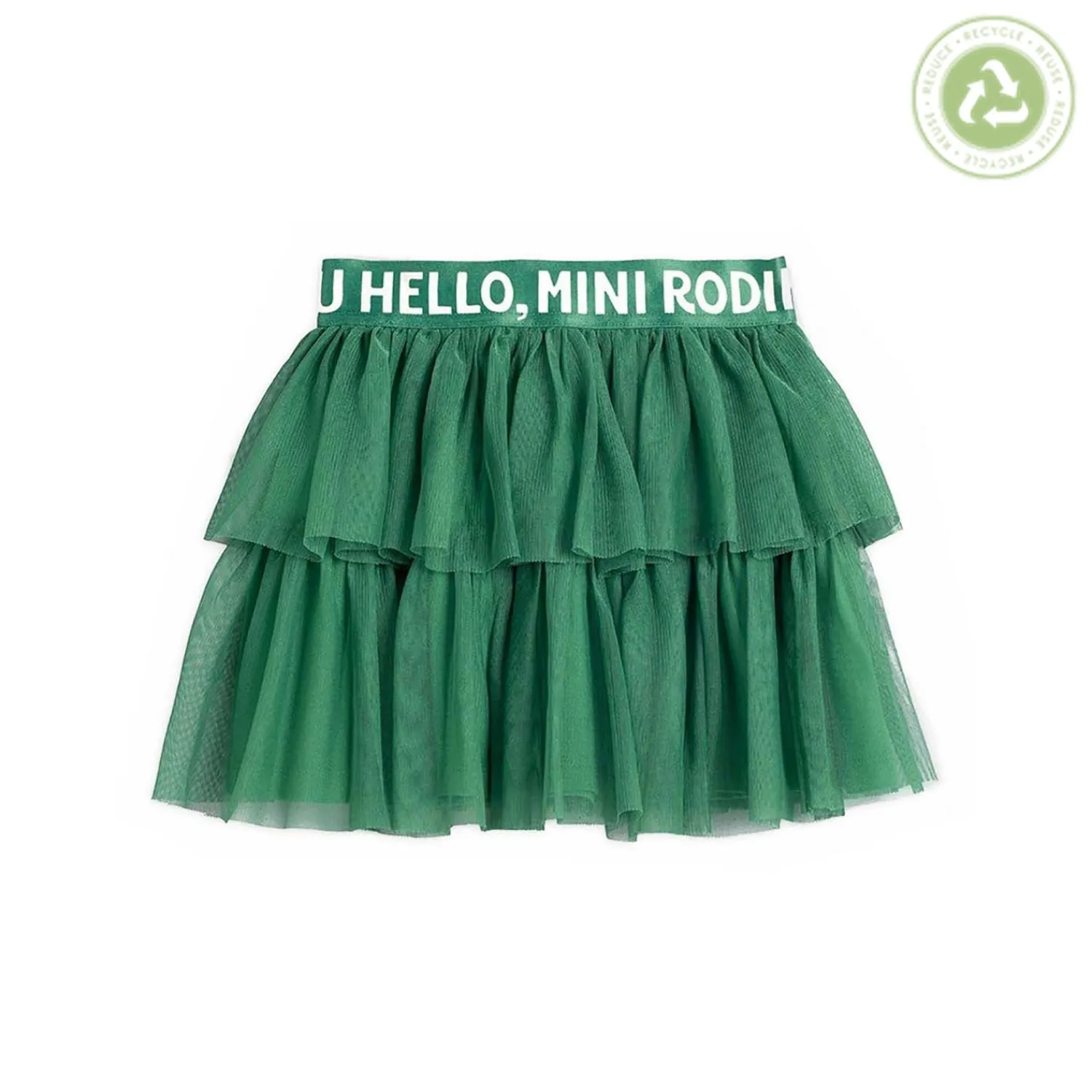 Mini Rodini Dresses> Tulle Kids Skirt Green