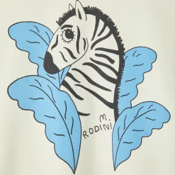 Mini Rodini Long Sleeve T Shirts> Zebra Short Sleeve T Shirt